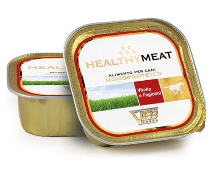 Healthy Meat karma mokra dla psa Cielęcina i zielona fasolka Monoproteina 150g